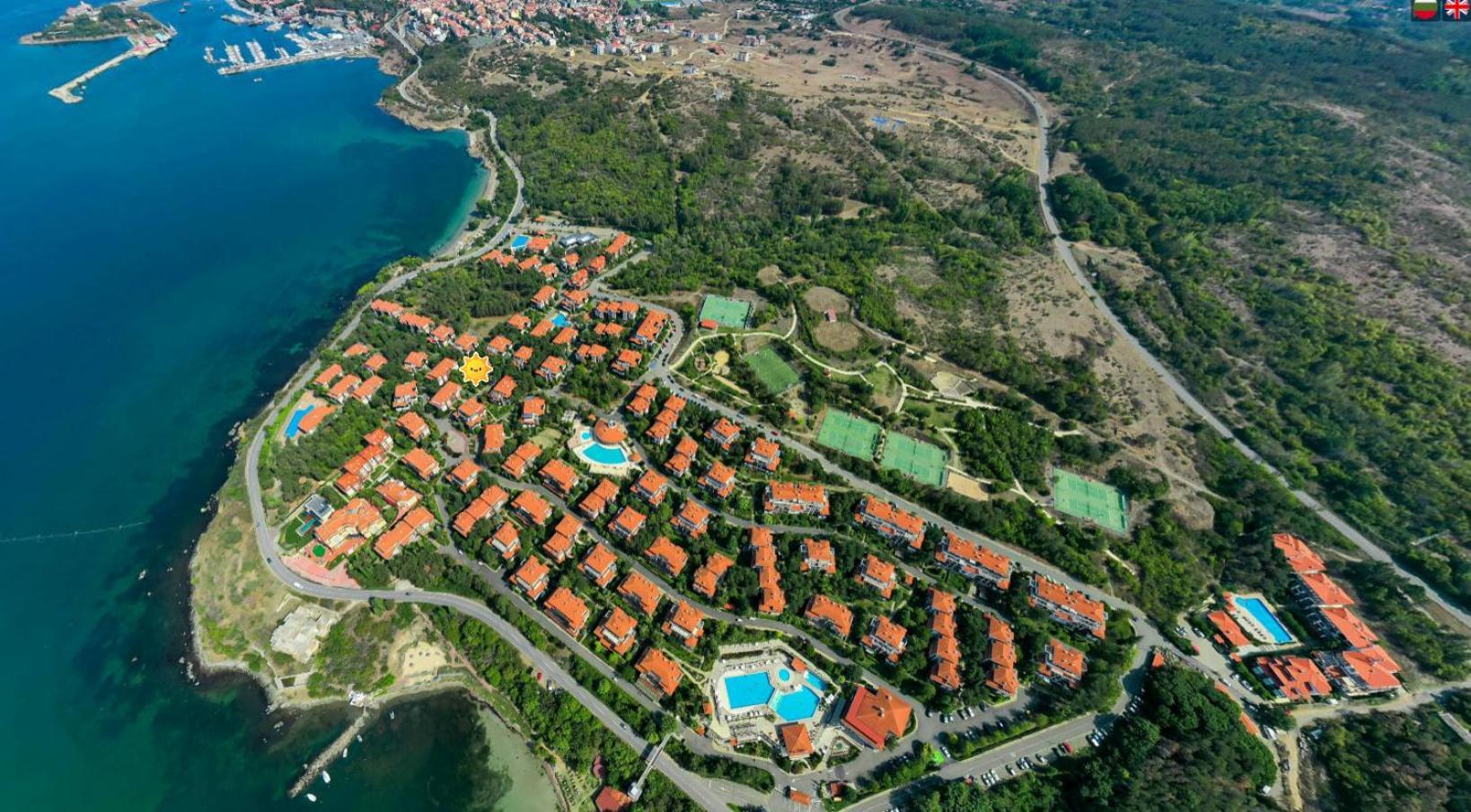 Aj Apartment 1 With Pool View, Santa Marina Holiday Village, سوزوبول المظهر الخارجي الصورة